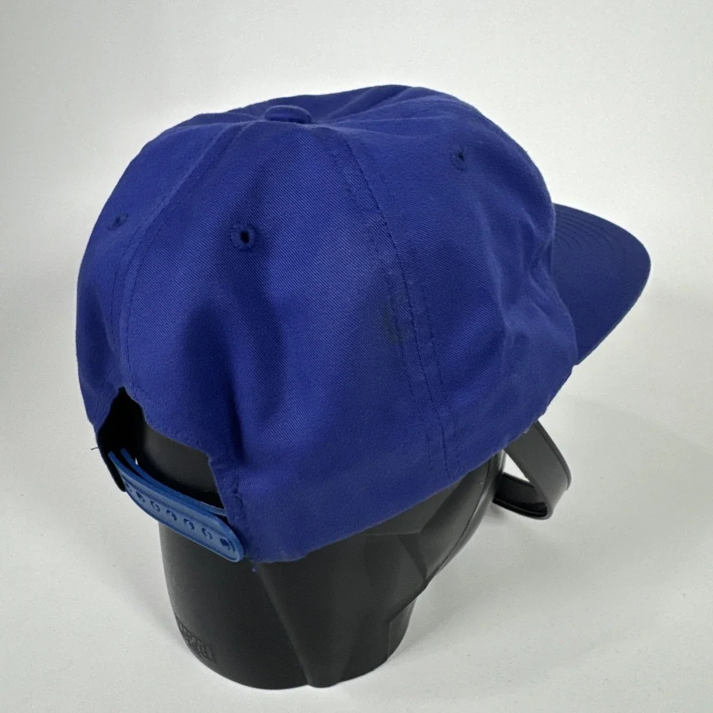Only NY Logo Leather Patch Blue Hat Cap Adjustable‎ Snapback